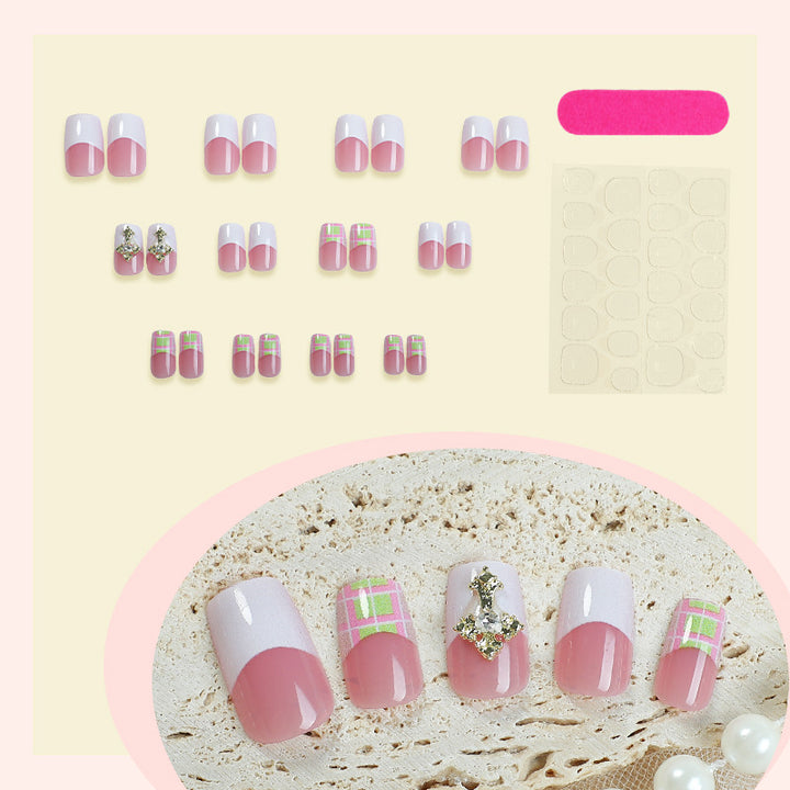 Decorative Press-On Nails with Unique Patterns kalsten