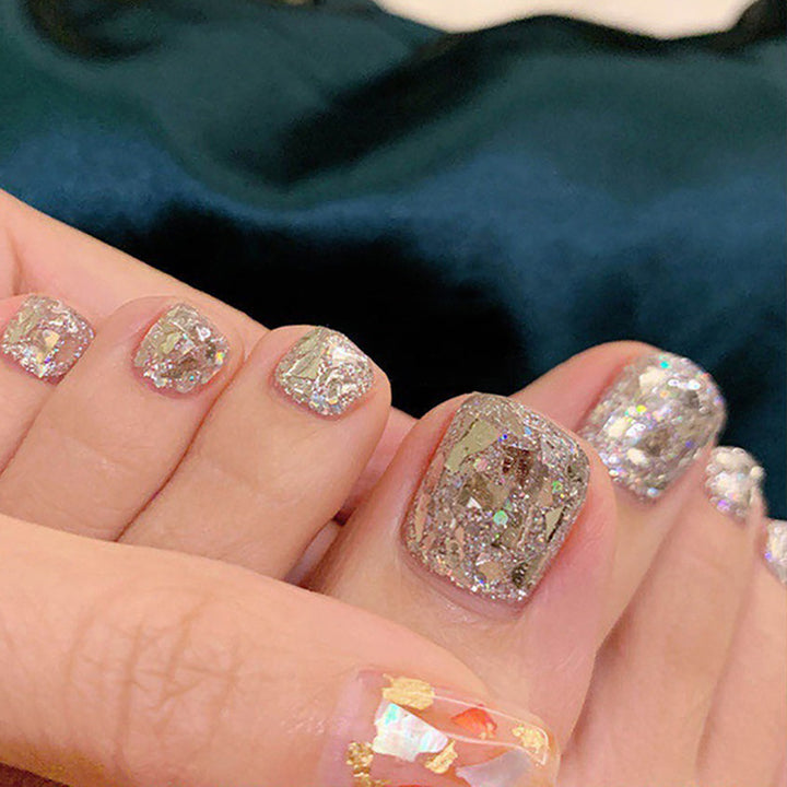 Premium Glittery Press-On Nail Art Set Kalsten