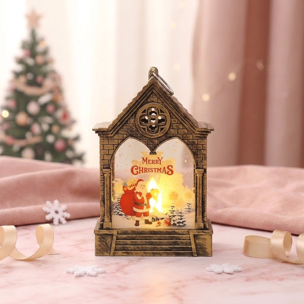 Nostalgic lantern with LED lighting
