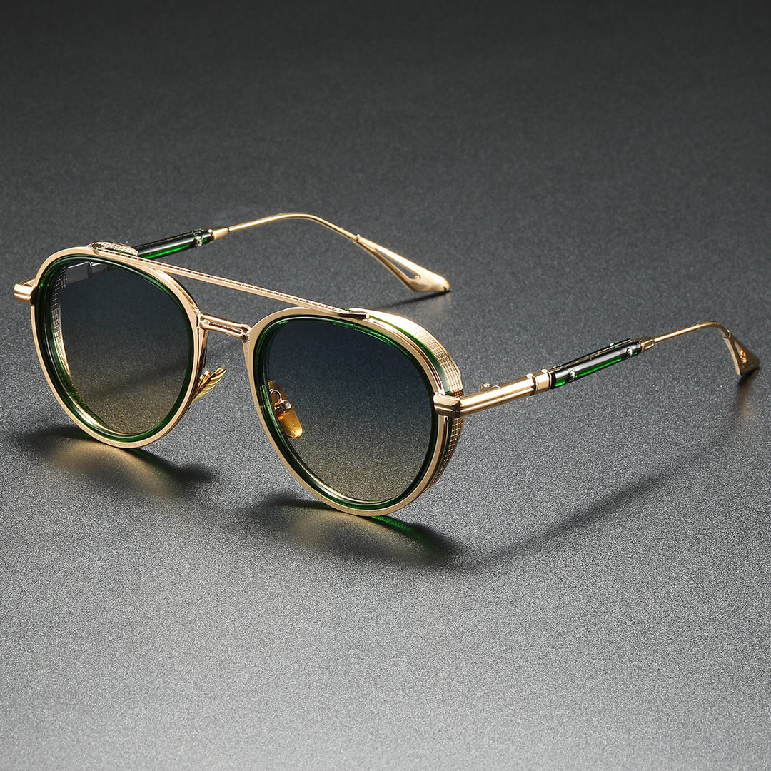 Women's Designer Sunglasses with Luxurious Metal Frame and Retro Accents Kalsten