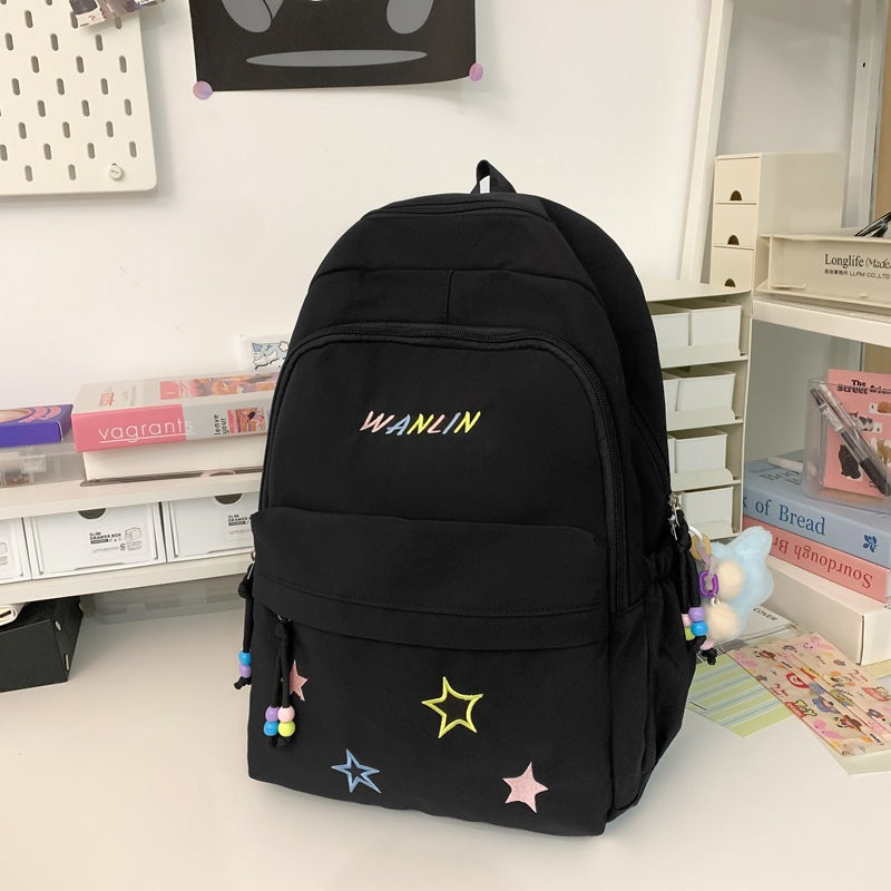 Playful Star-Embellished Backpack Kalsten