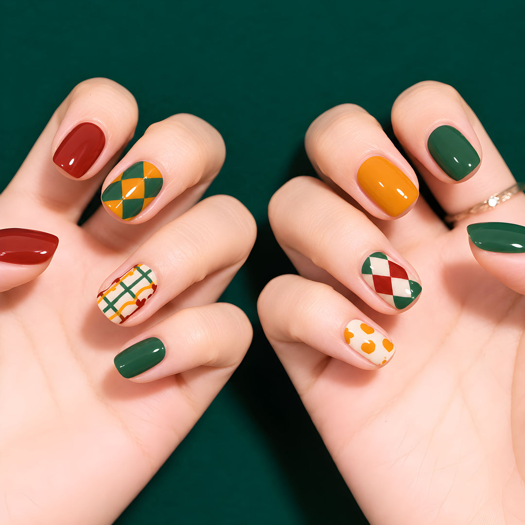 Creative Geometric Nail Art Set