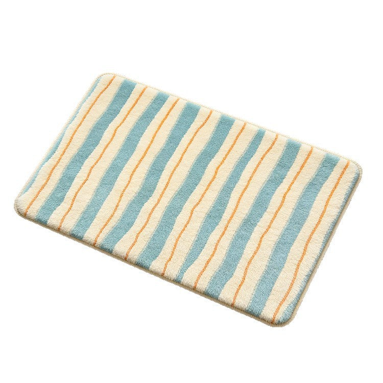 Soft Striped Bathroom Mat