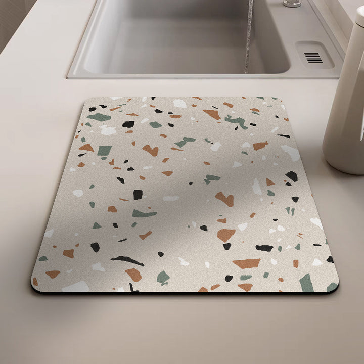 Terrazzo Design Kitchen Mat