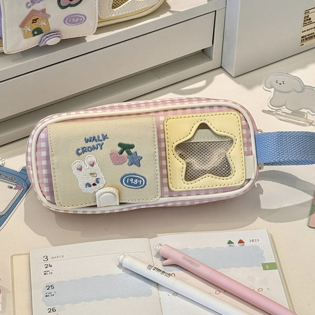 Multifunctional Cartoon-Themed Pencil Organizer