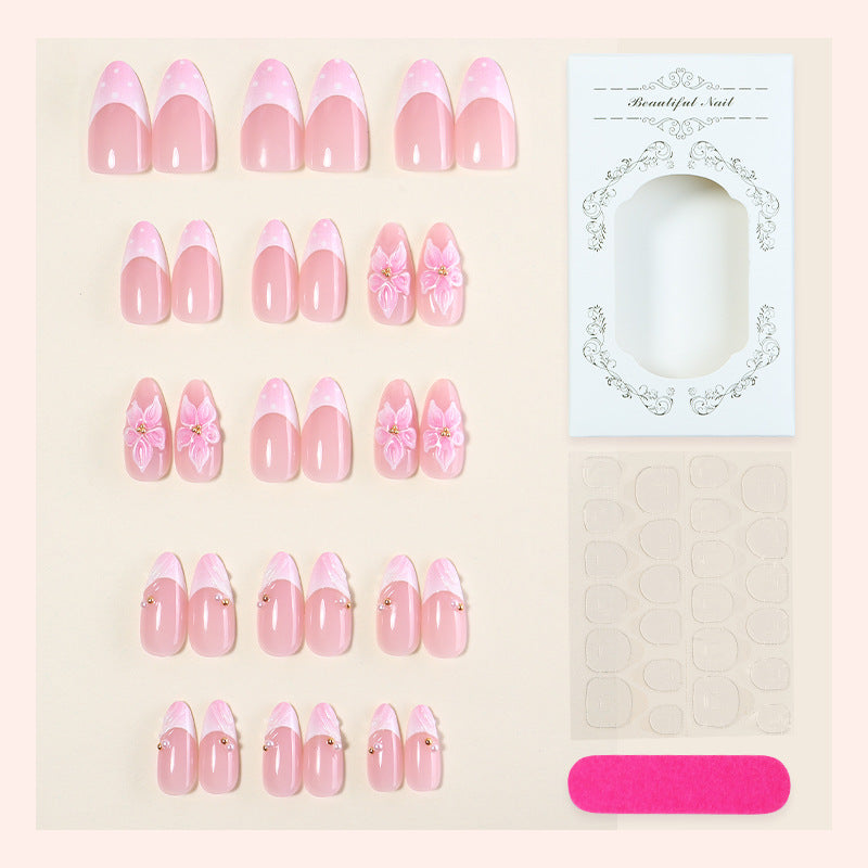 Elegant Floral Press-On Nail Art Set Kalsten 1788495644