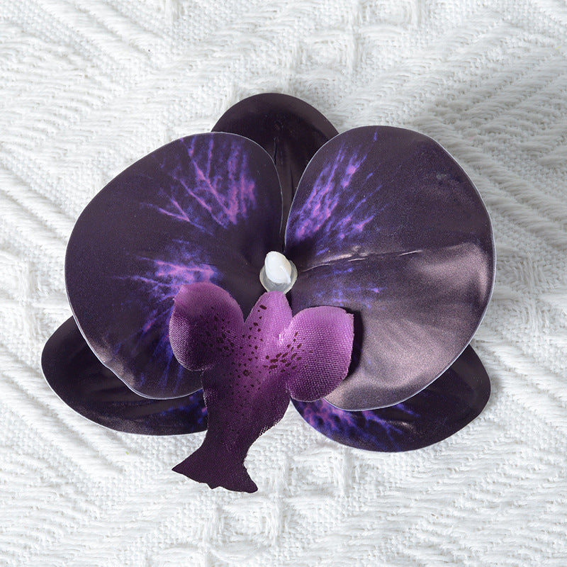 Elegant Fabric Orchid Hair Clip
