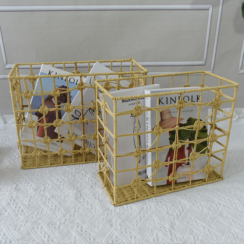 Handwoven Natural Fiber Storage Basket Kalsten