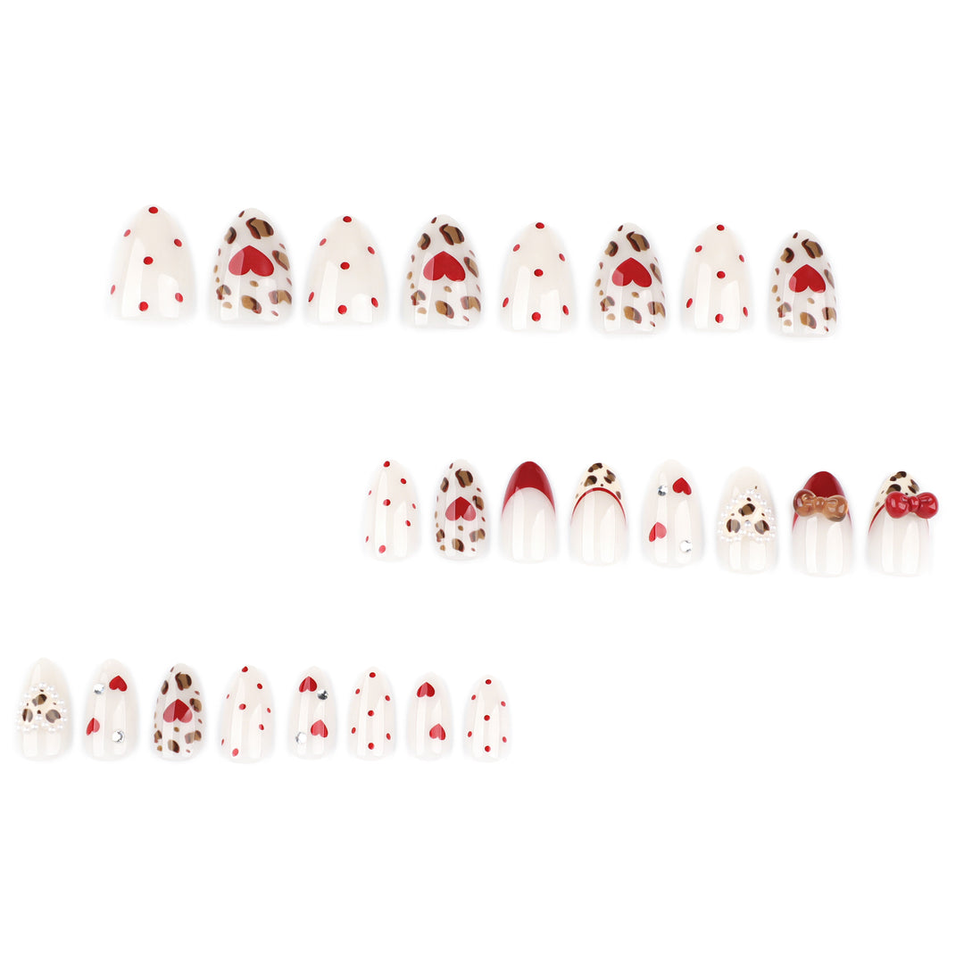 Creative Nail Art with Heart and Cookie Design Kalsten