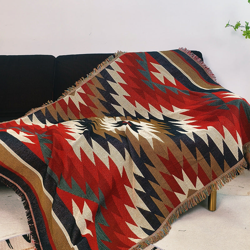 Tribal Patterned Throw Blanket