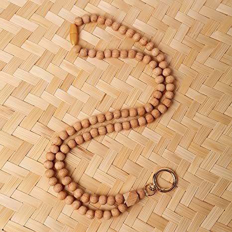 Elegant Wooden Beaded Eyewear Chain Kalsten
