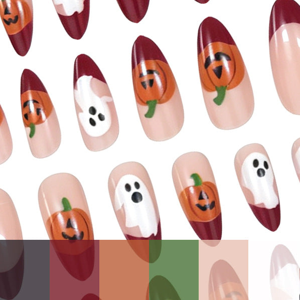 Festive Halloween Nail Art Design Kalsten