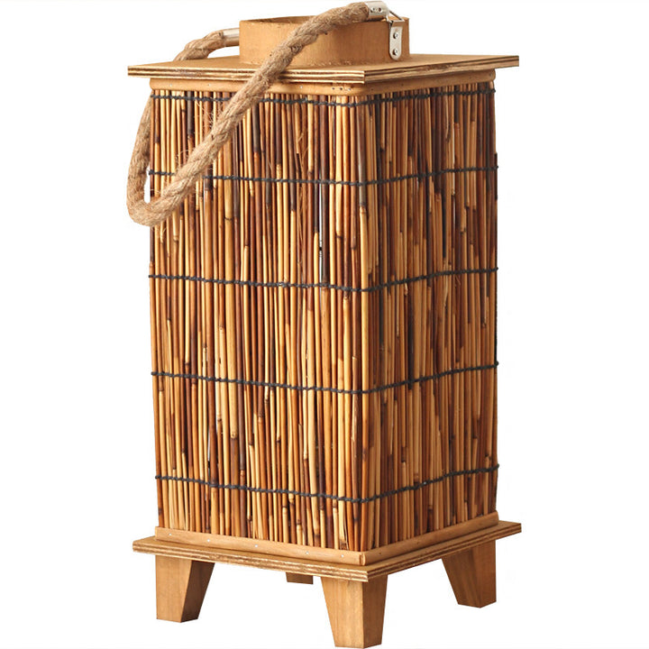 Handcrafted lantern made of natural material Kalsten