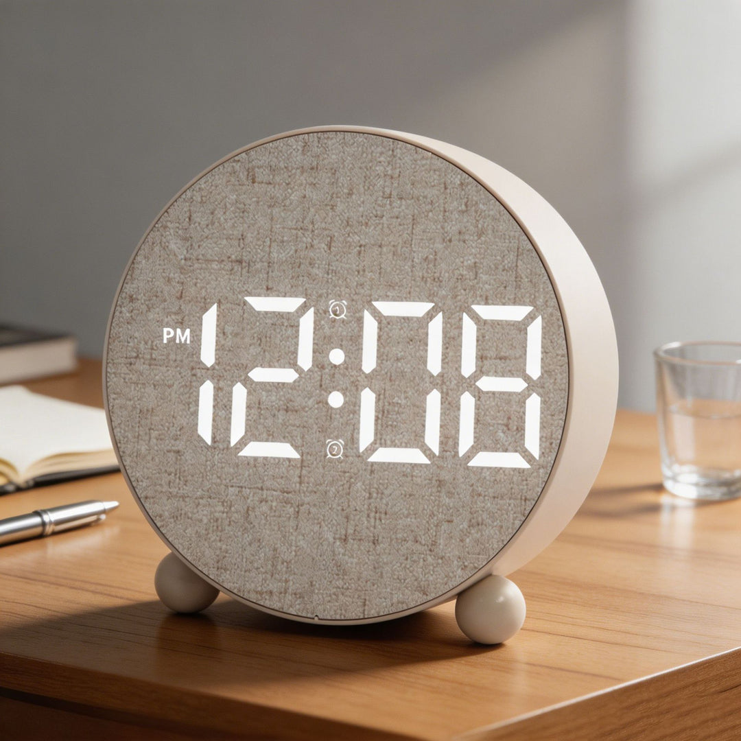 Digital Alarm Clock with Large LED Display and Temperature Display Kalsten