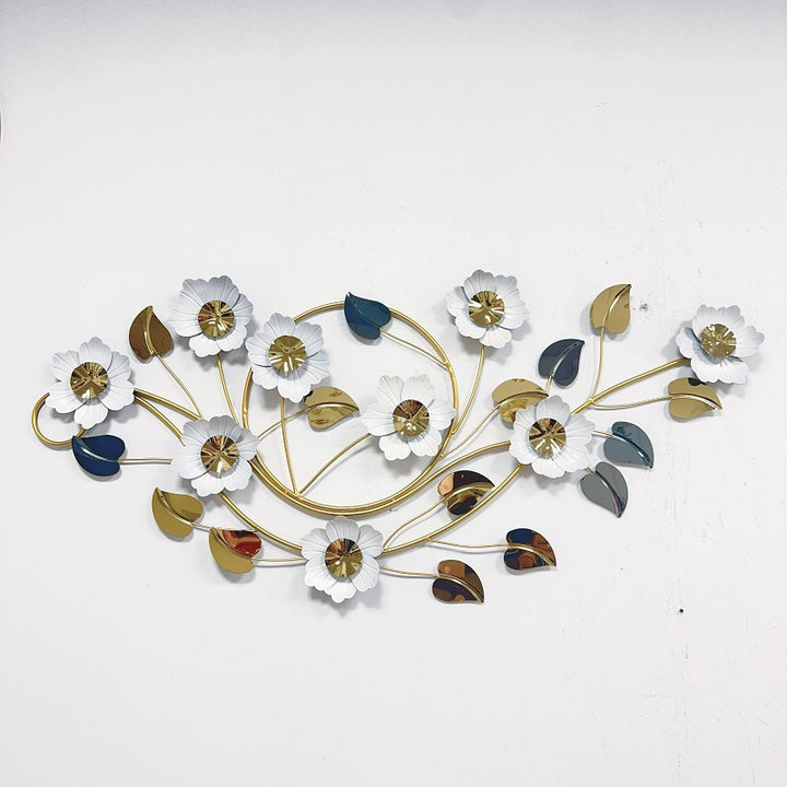Floral Metal Wall Art Decor Kalsten