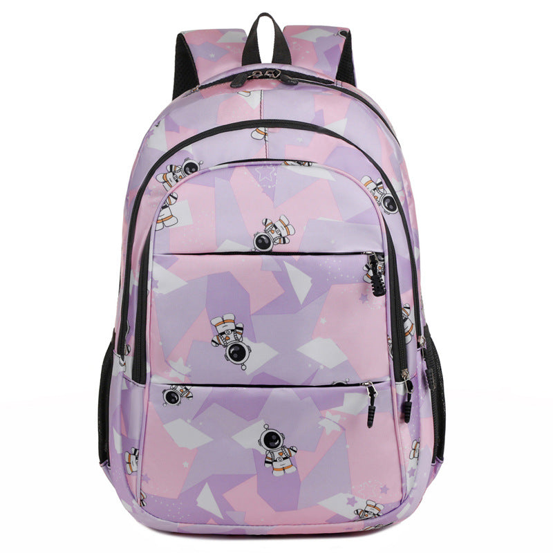 Fashionable school backpack with astronaut motif Kalsten