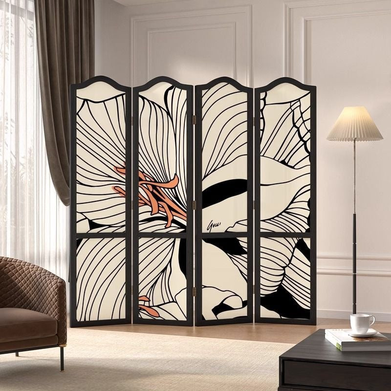 Flower Motif Room Divider Kalsten