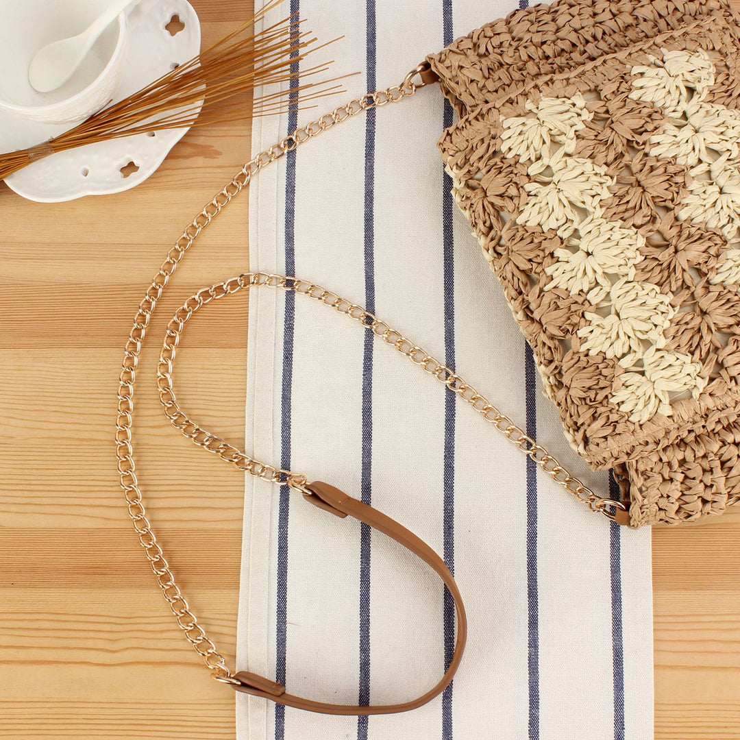 Handbag in Braided Flower Pattern Kalsten