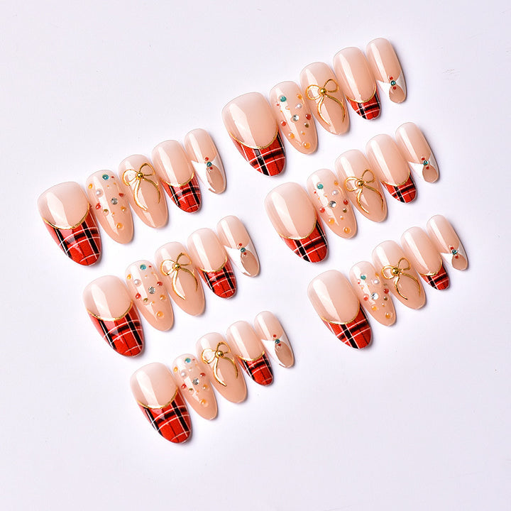 Exclusive artificial nails with festive design Kalsten