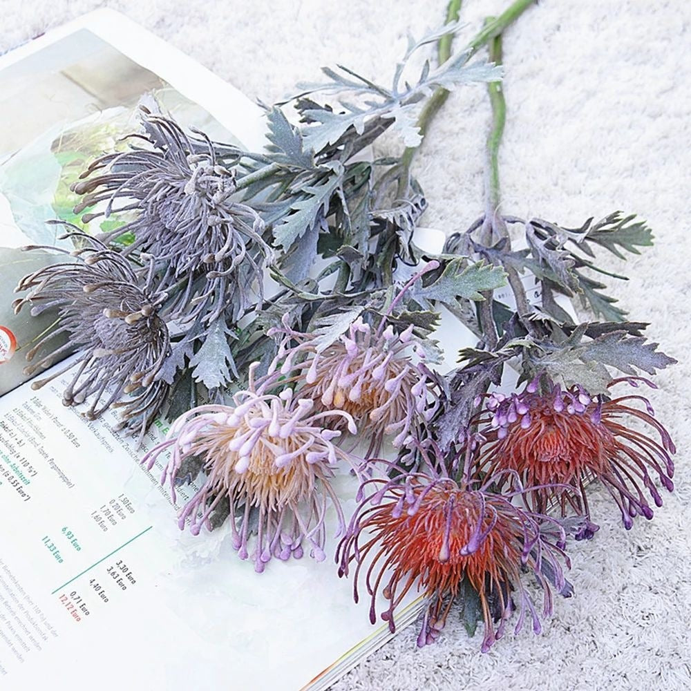Faux Floral Chrysanthemum Arrangement