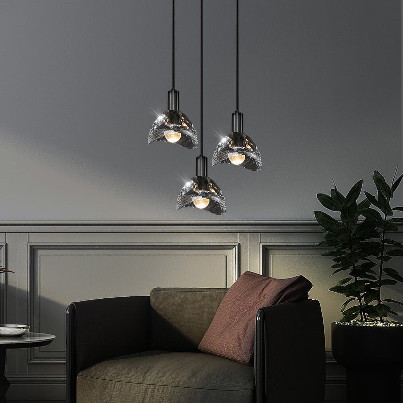 Modern Crystal Glass Pendant Light