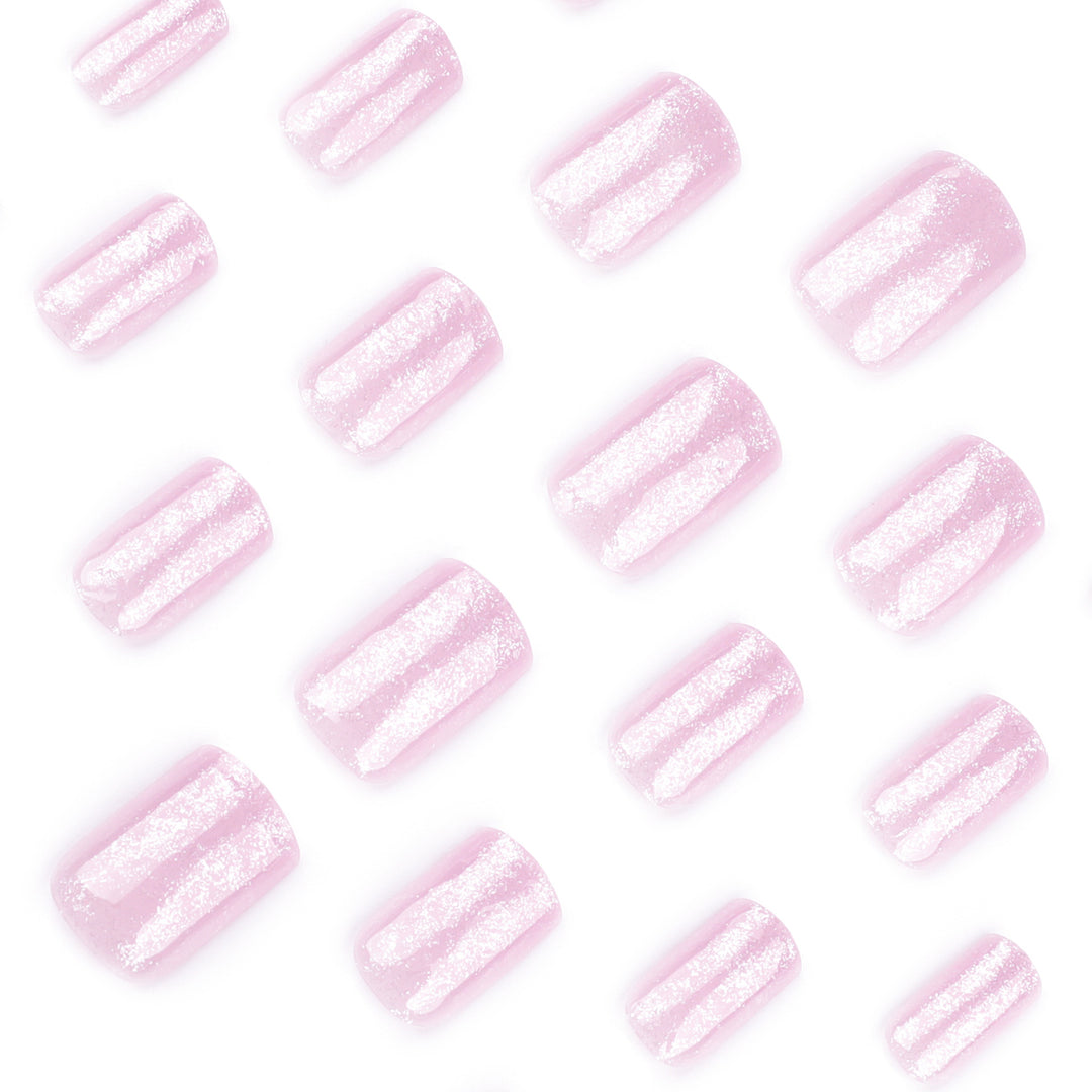Artistic Nail Extensions with Glittering Finish Kalsten