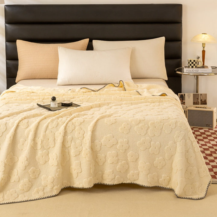 Ladies Cozy and Soft Blanket with Floral Pattern Kalsten