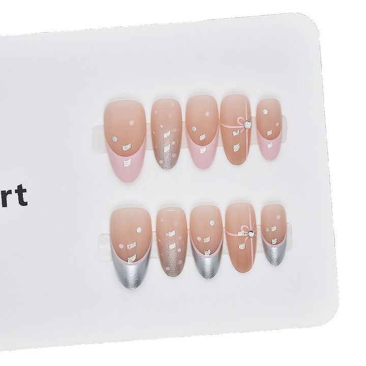 Decorative Glossy Press-On Nail Set Kalsten