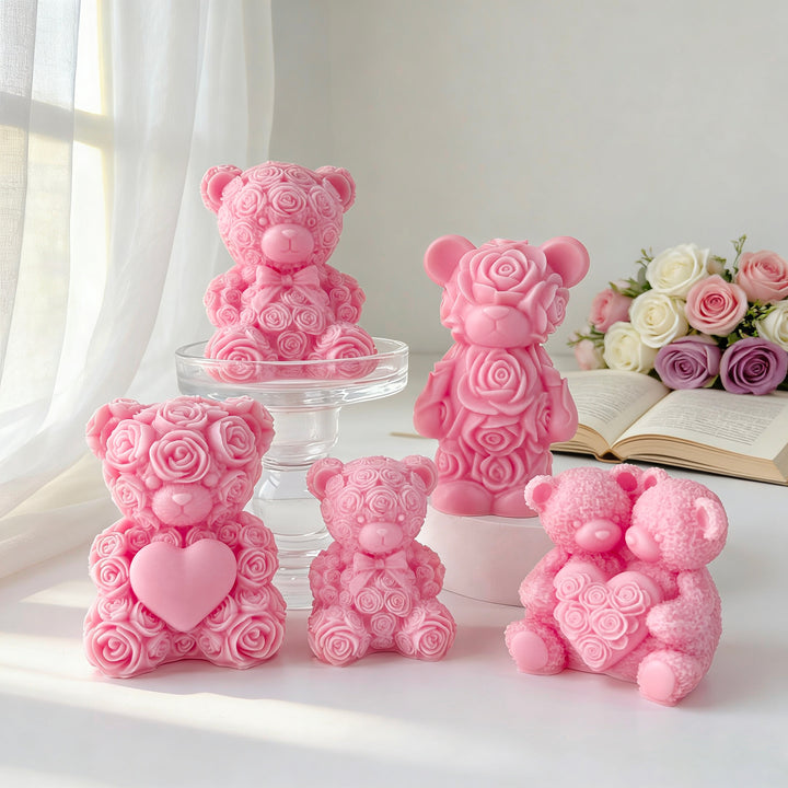 Teddy Bear Shaped Decorative Candle