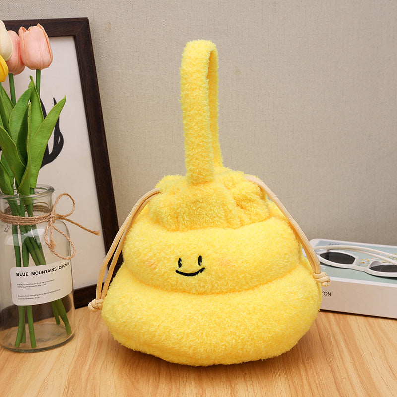 Cute Plush Bucket Bag