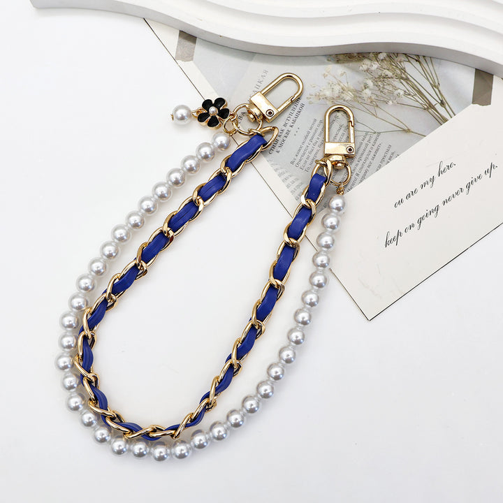 Stylish Pearl-Embellished Eyewear Chain Kalsten