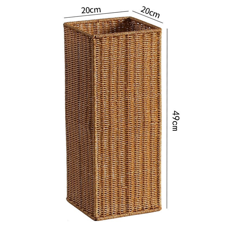 Rectangular Wicker Waste Bin Kalsten