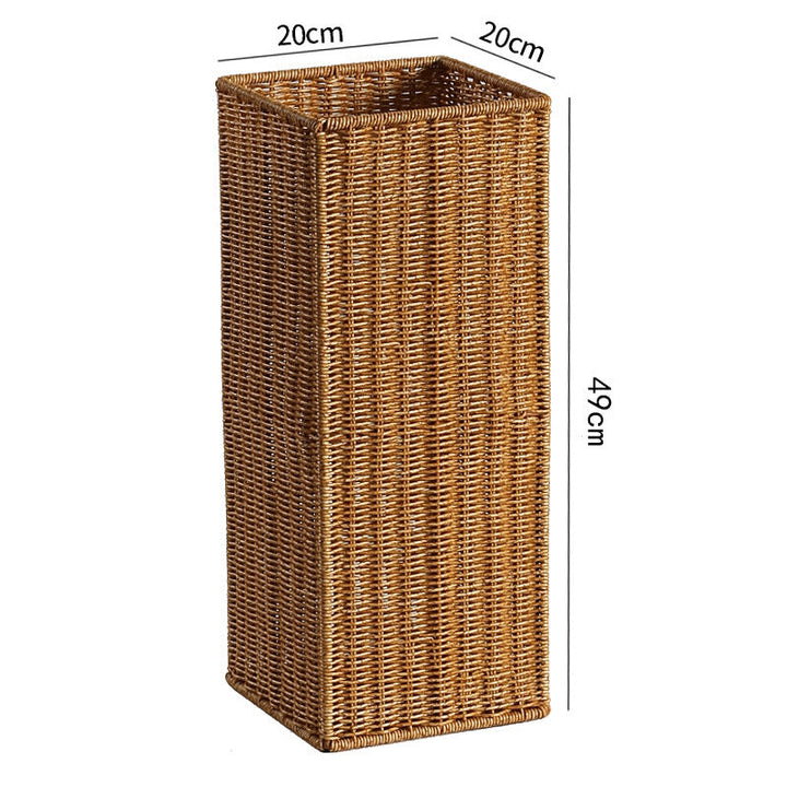 Rectangular Wicker Waste Bin Kalsten
