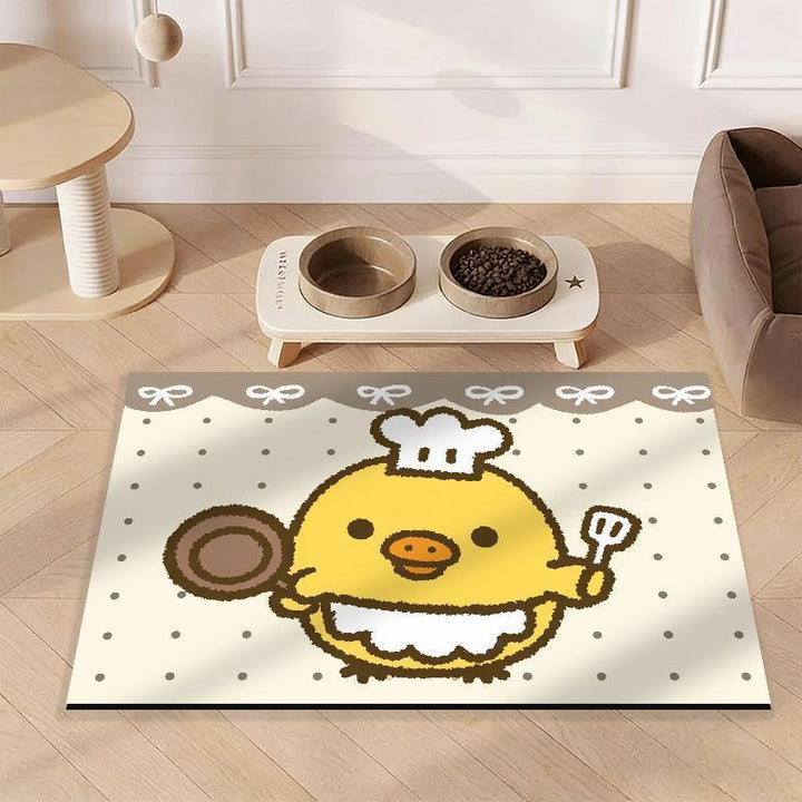 Cartoon Duck Themed Area Rug for Home