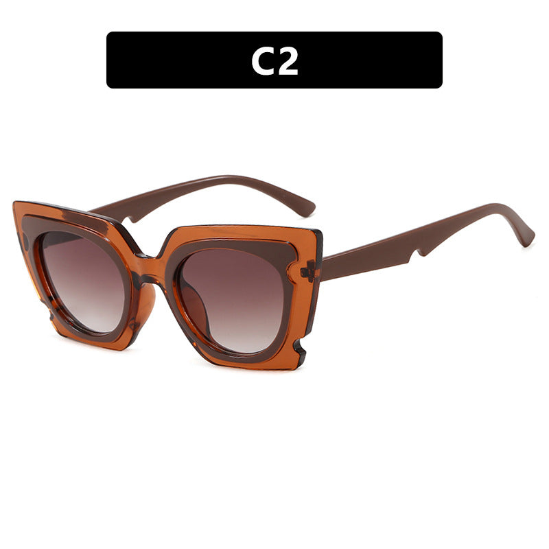 Women's oversized sunglasses with extravagant frame and UV protection Kalsten