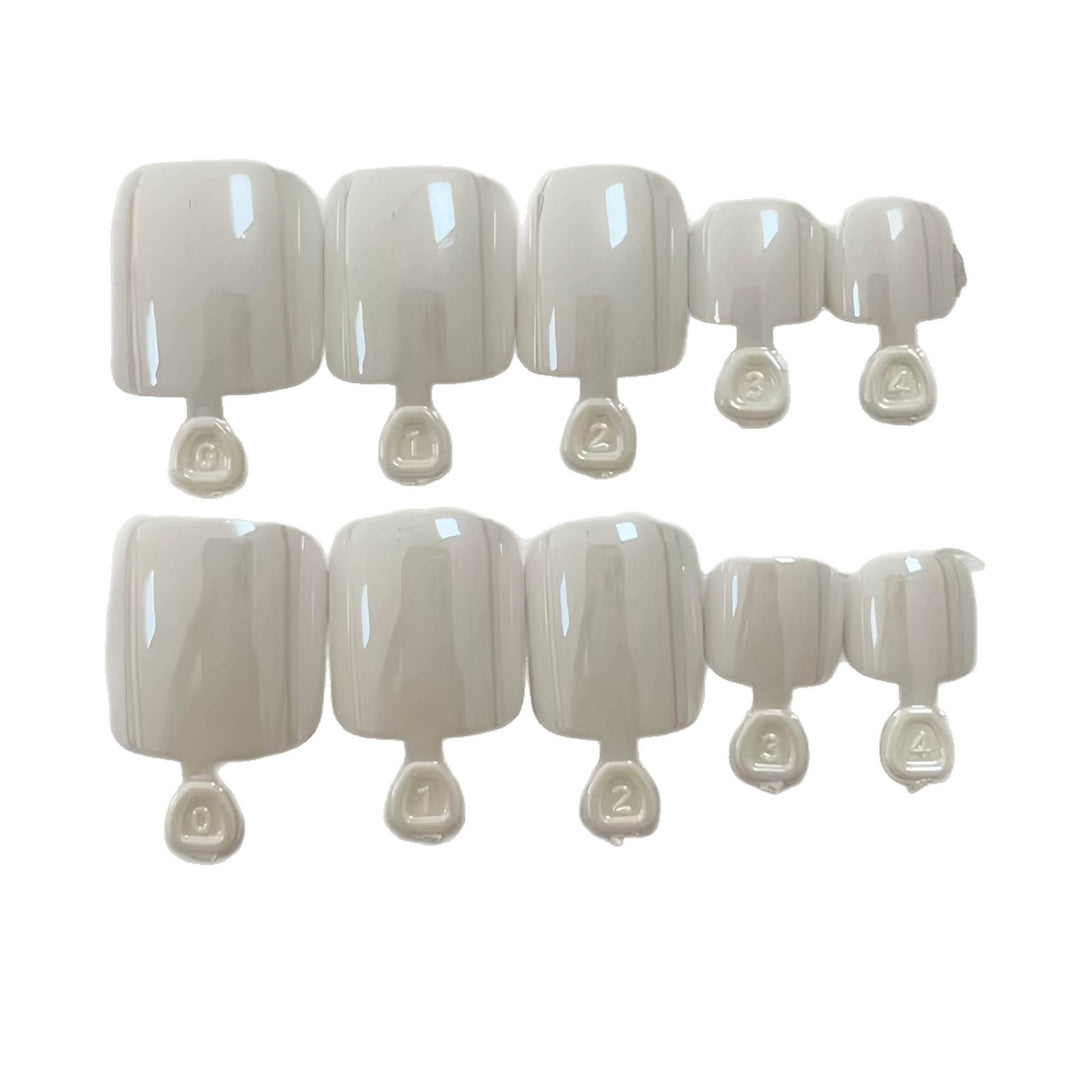 Premium Glossy Rectangle Press-On Nail Set Kalsten