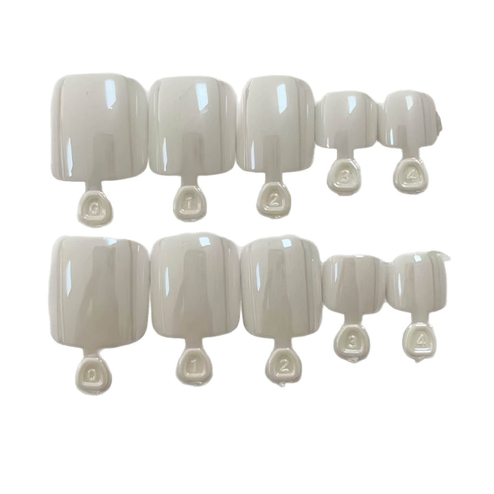 Premium Glossy Rectangle Press-On Nail Set Kalsten