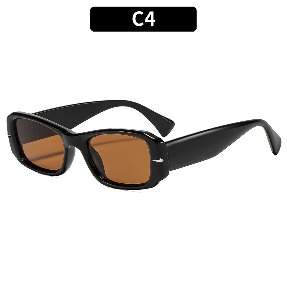 Retro-Inspired Square Frame Sunglasses Modern Appeal