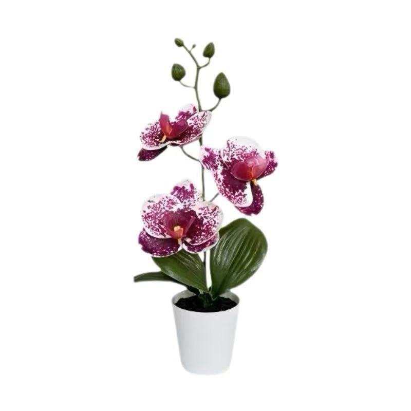Realistic Faux Orchid Arrangement