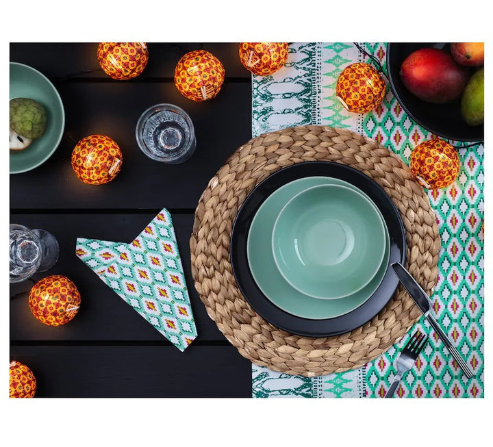 Stylish table mat made of handcrafted natural material Kalsten