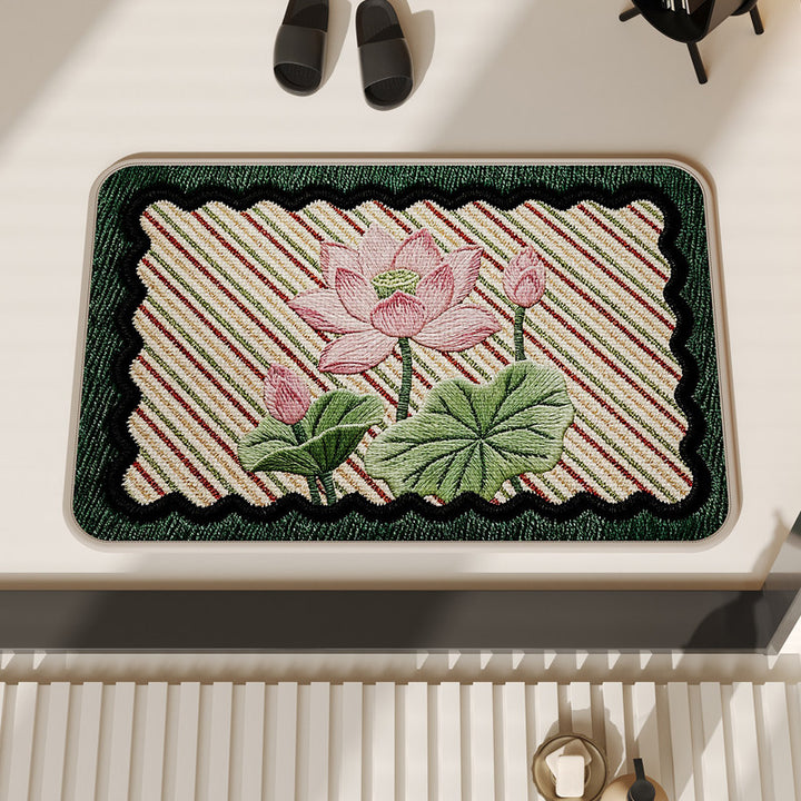 Floral Patterned Comfort Mat