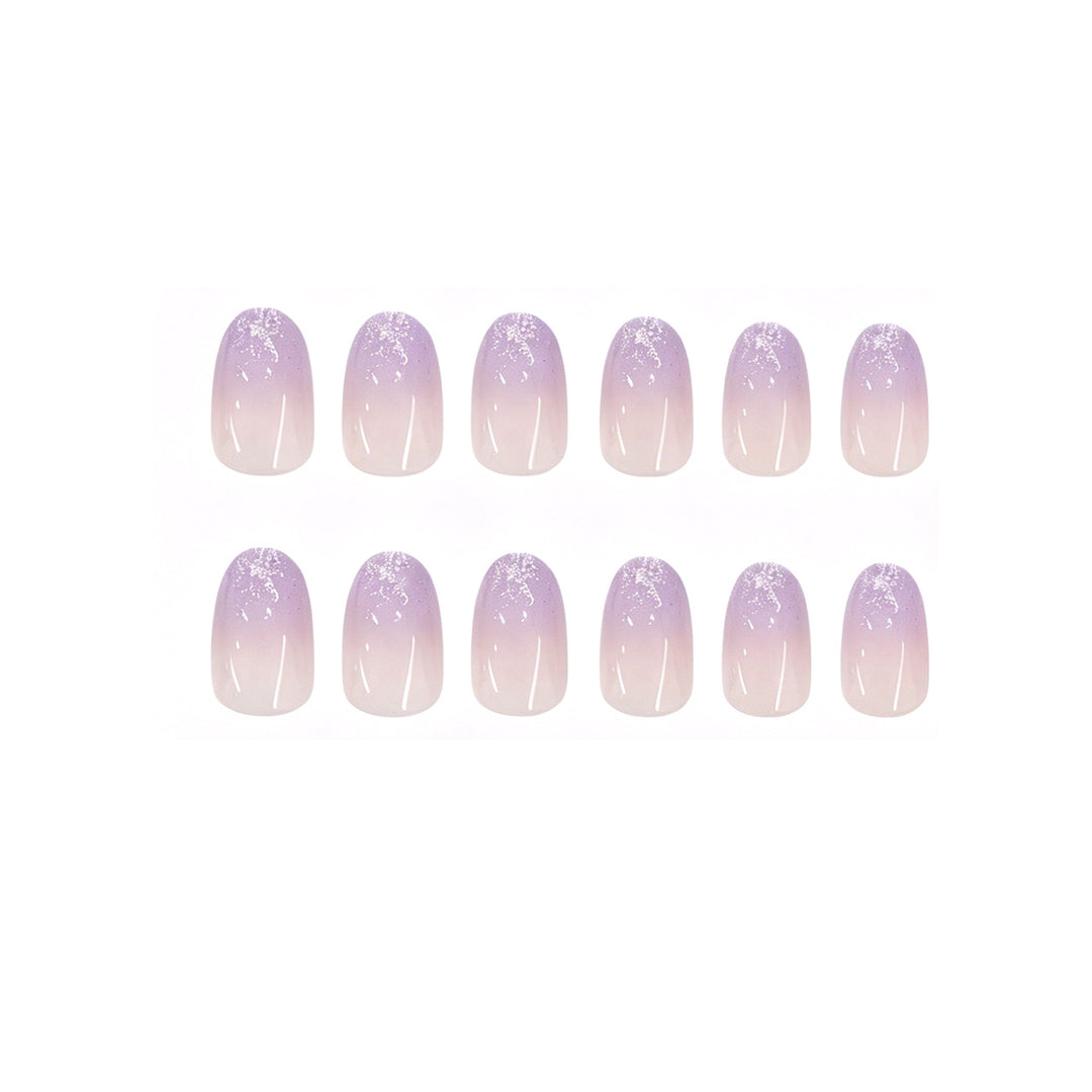 Glossy Gradient Gel Nail Enhancements Kalsten