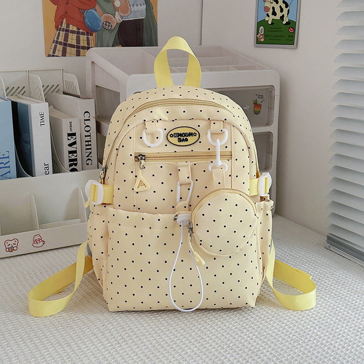 Polka Dot Patterned Mini Backpack