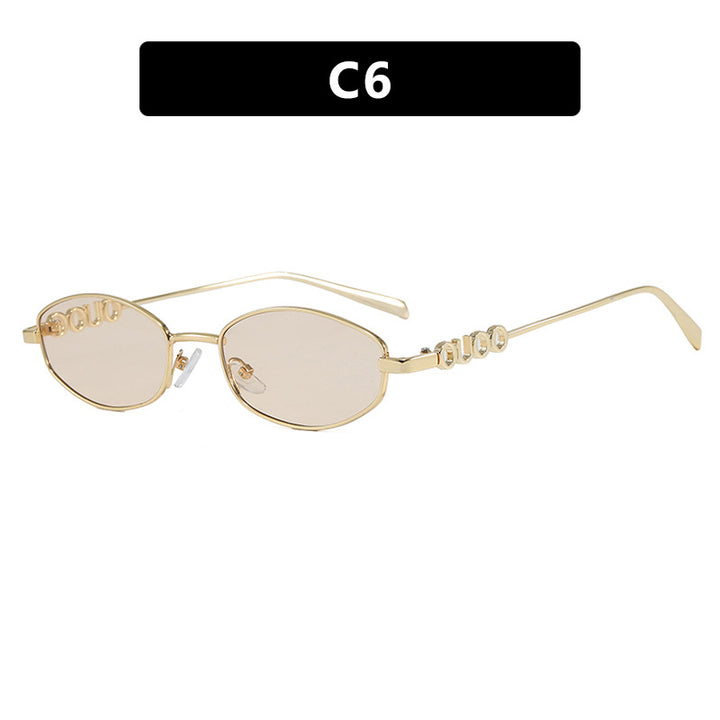 Women’s fashionable sunglasses with elegant stainless steel frame and UV protection Kalsten