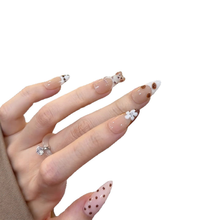Whimsical Themed Press-On Nail Art Set Kalsten