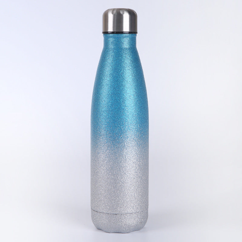 Ladies Insulated Water Bottle with Elegant Glitter Surface Kalsten