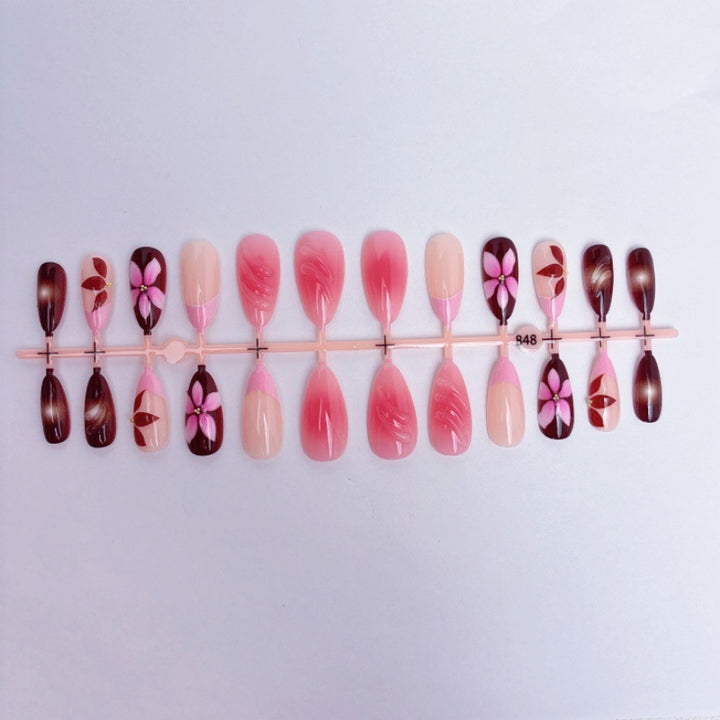 Artificial Nail Set with Decorative Nail Design Kalsten