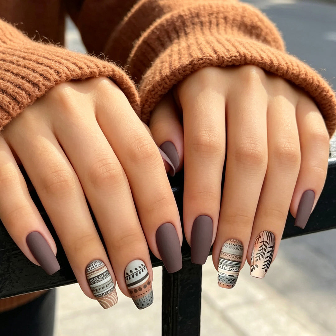 Artistic Seasonal Nail Art Design Kalsten