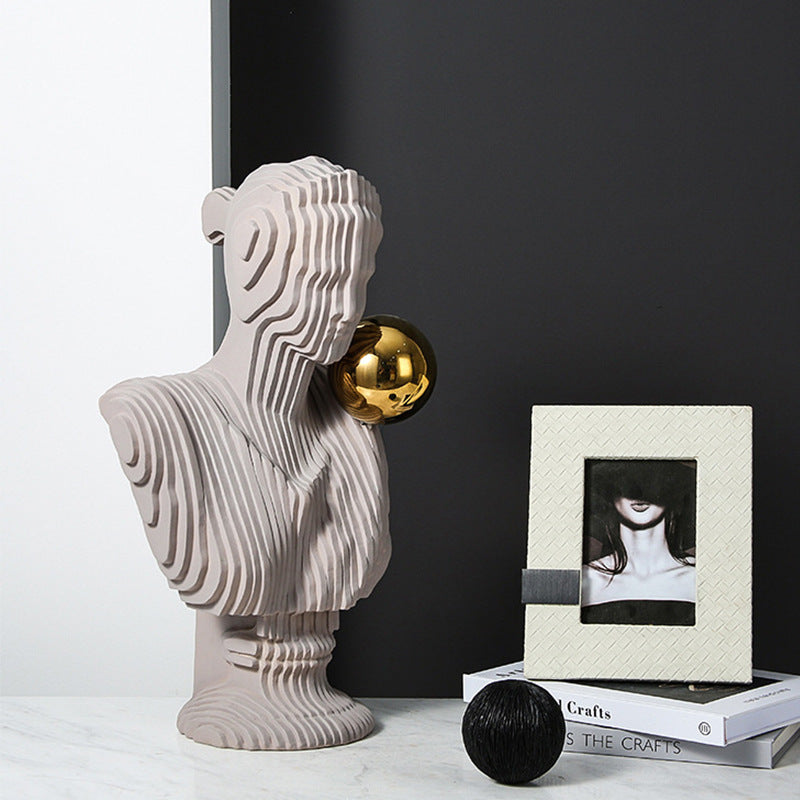 Modern Abstract Bust Sculpture