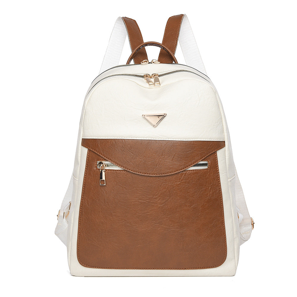 Elegant Faux Leather Backpack Kalsten